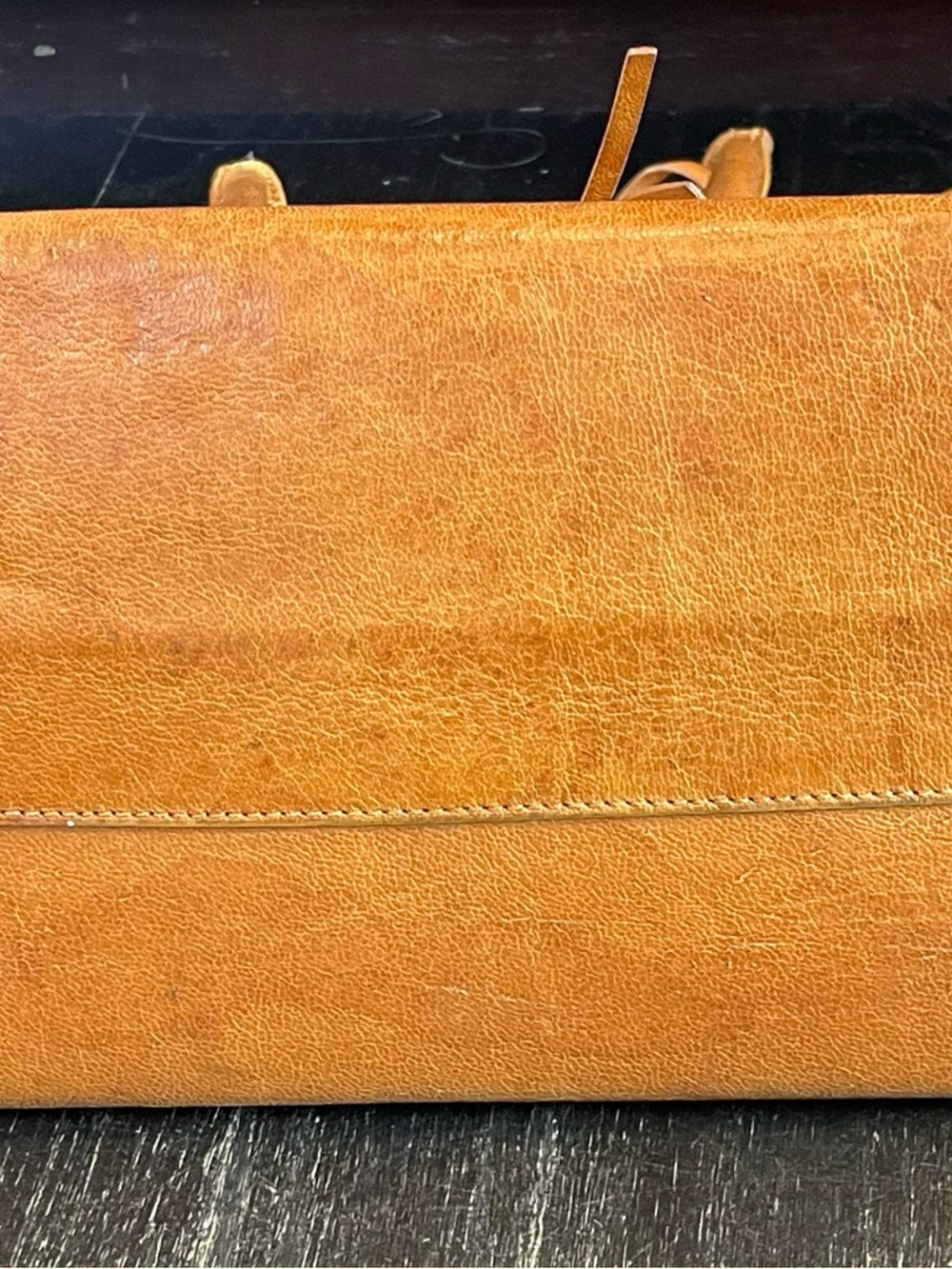 Authentic Balenciaga Le City Carmel Leather Tote - Picture 6 of 8